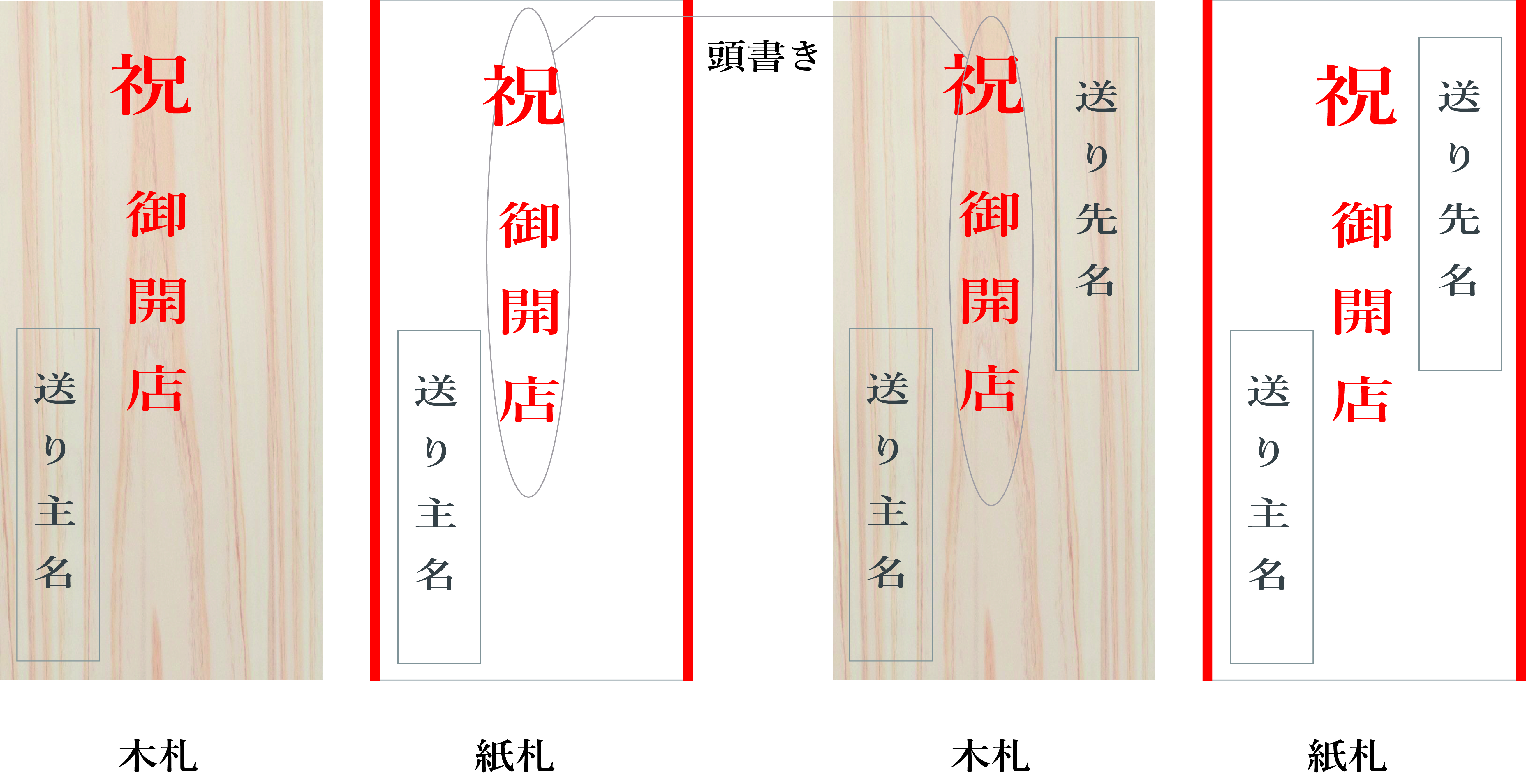立札例
